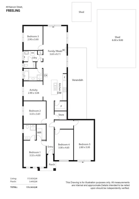 49 Hanson Street, Freeling, SA, 5372 - Floorplan 1