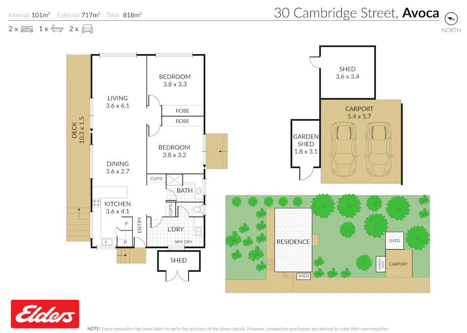 30 Cambridge Street, Avoca, VIC, 3467 - Floorplan 1