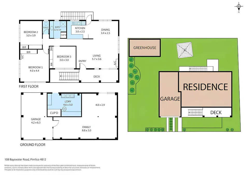 108  Bayswater Road, Pimlico, QLD, 4812 - Floorplan 1