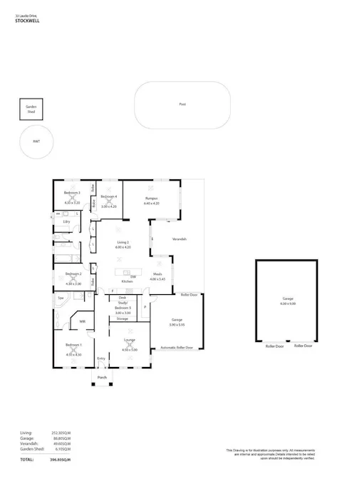 33 Laucke Drive, Stockwell, SA, 5355 - Floorplan 1