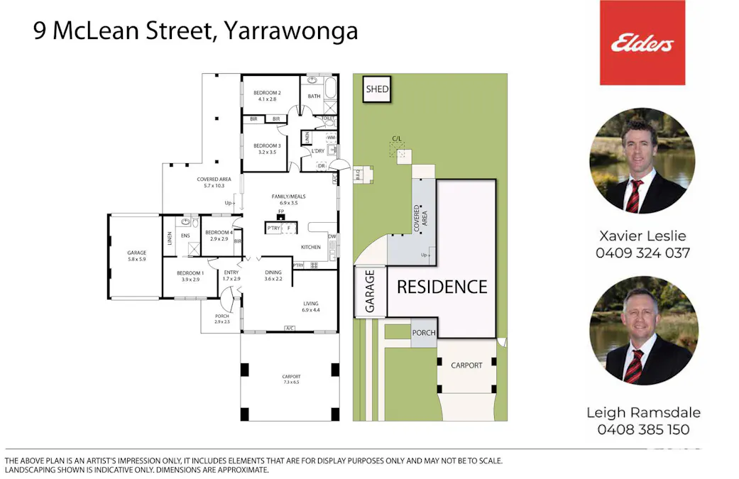 9 McLean Street, Yarrawonga, VIC, 3730 - Floorplan 1