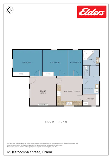 61 Katoomba Street, Orana, WA, 6330 - Floorplan 1