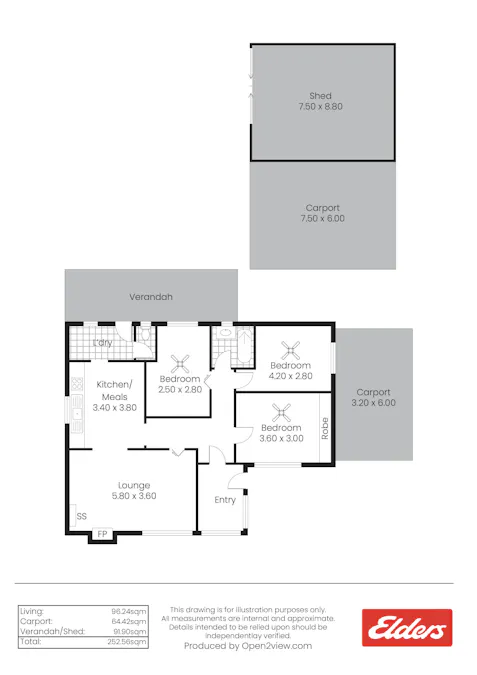 88 Newton Street, Whyalla, SA, 5600 - Floorplan 1