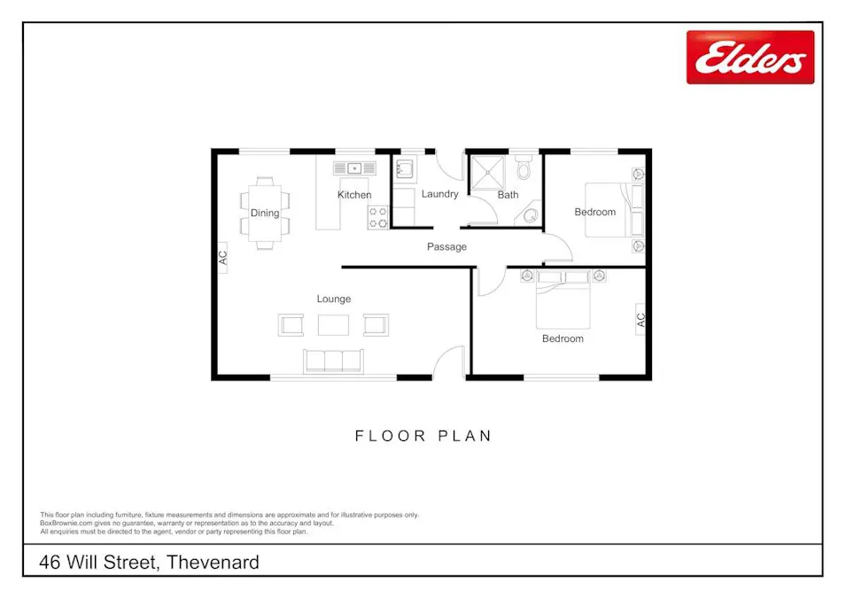 46 Will Street, Thevenard, SA, 5690 - Floorplan 1