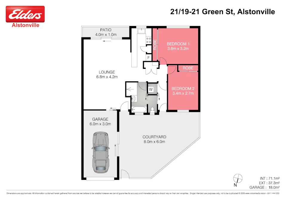 21/19-21 Green Street, Alstonville, NSW, 2477 - Floorplan 1
