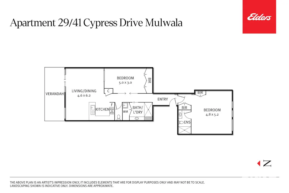 4/41 Cypress Drive, Mulwala, NSW, 2647 - Floorplan 1