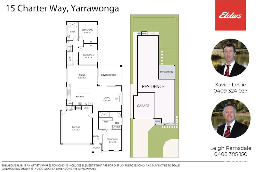 15 Charter Way, Yarrawonga, VIC, 3730 - Floorplan 1