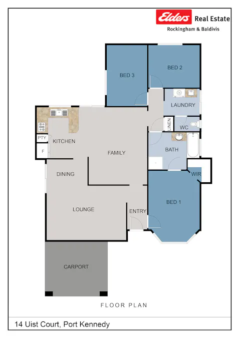 14 Uist Court, Port Kennedy, WA, 6172 - Floorplan 1