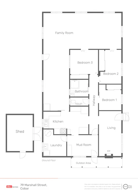 79 Marshall Street, Cobar, NSW, 2835 - Floorplan 1