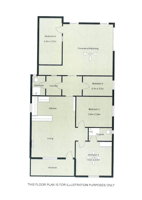 173 Gordon Street, Naracoorte, SA, 5271 - Floorplan 1