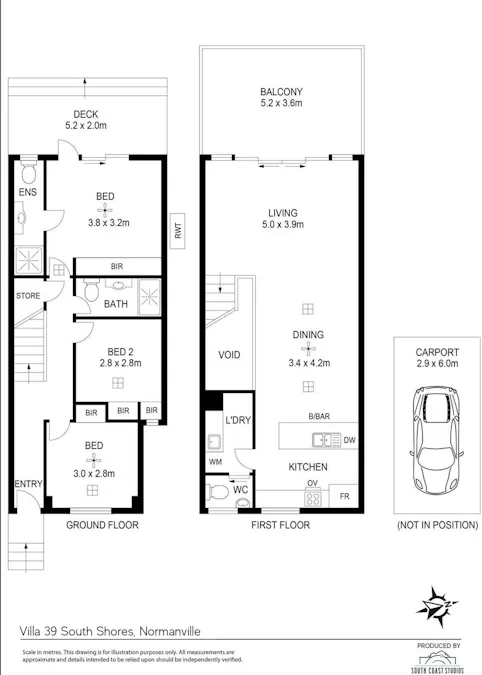 39/107 Williss Drive, Normanville, SA, 5204 - Floorplan 1