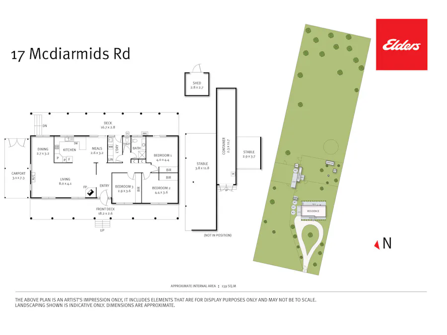 17 McDiarmids Road, Violet Town, VIC, 3669 - Floorplan 1
