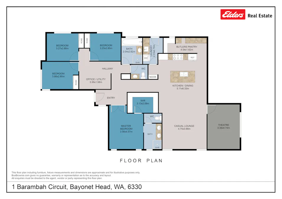 1 Barambah Circuit, Bayonet Head, WA, 6330 - Floorplan 1