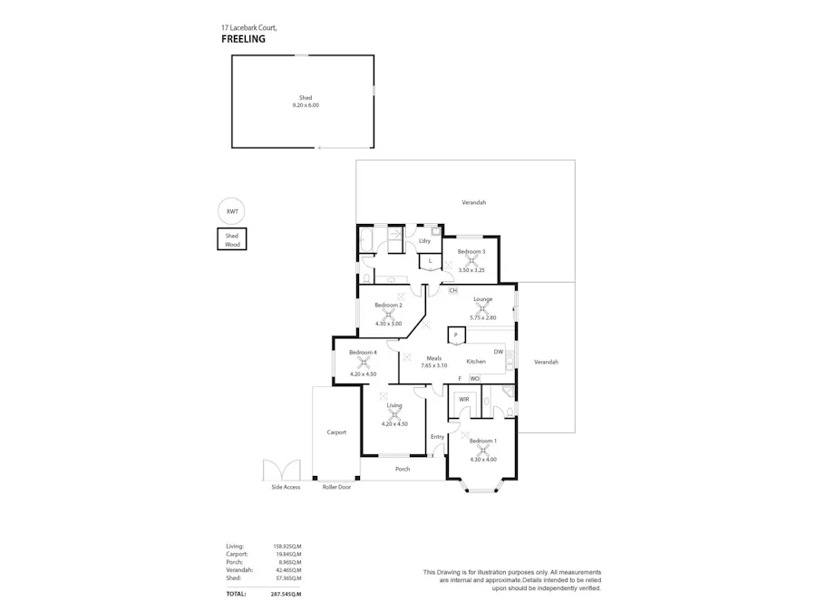 17 Lacebark Court, Freeling, SA, 5372 - Floorplan 1