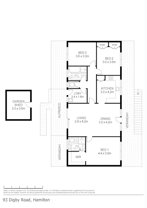 93 Digby Road, Hamilton, VIC, 3300 - Floorplan 1