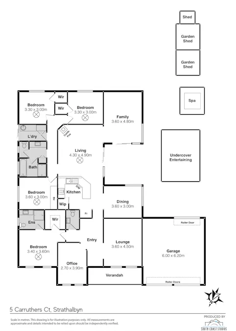 5 Carruthers Court, Strathalbyn, SA, 5255 - Floorplan 1