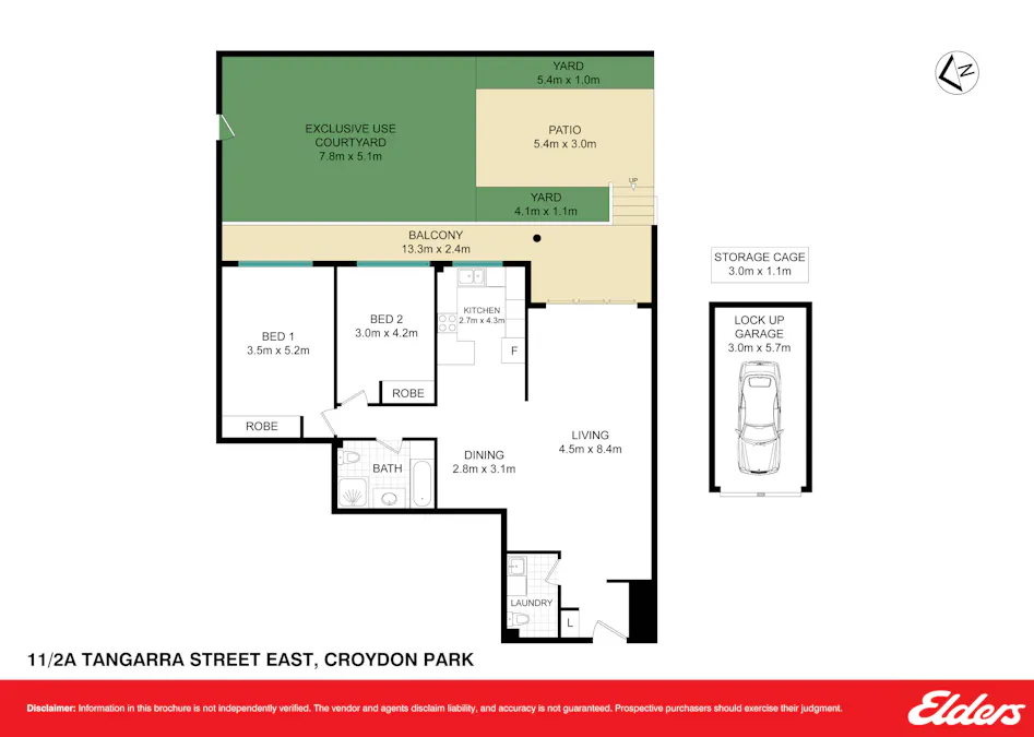 11/2A Tangarra Street East, Croydon Park, NSW, 2133 - Floorplan 1