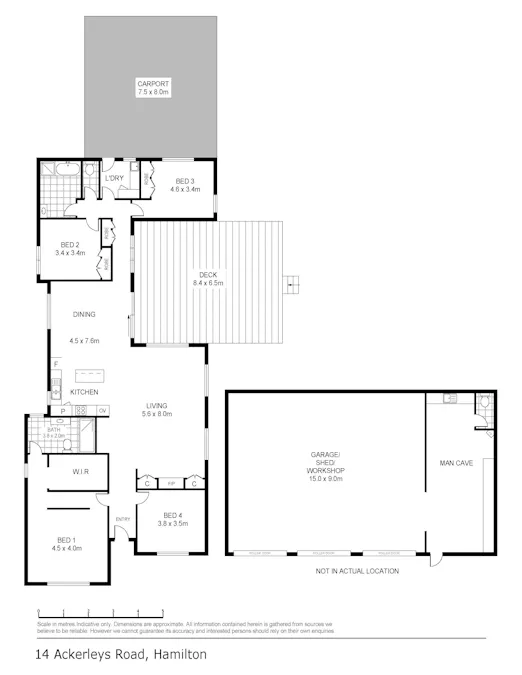 14 Ackerleys Road, Hamilton, VIC, 3300 - Floorplan 1
