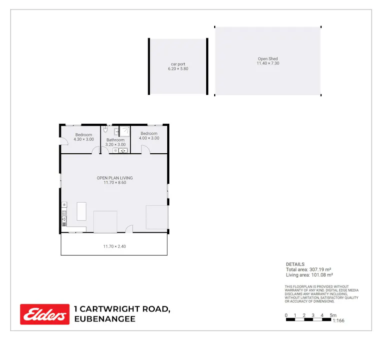 1 Cartwright Road, Eubenangee, QLD, 4860 - Floorplan 1