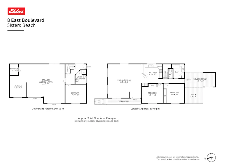 8 East Boulevard, Sisters Beach, TAS, 7321 - Floorplan 1