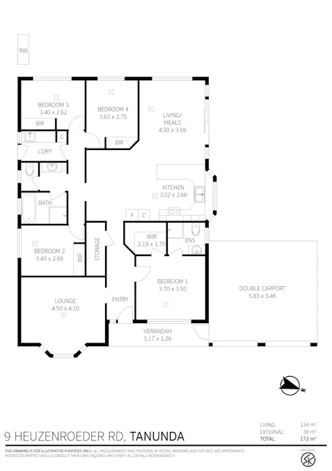 9 Heuzenroeder , Tanunda, SA, 5352 - Floorplan 1