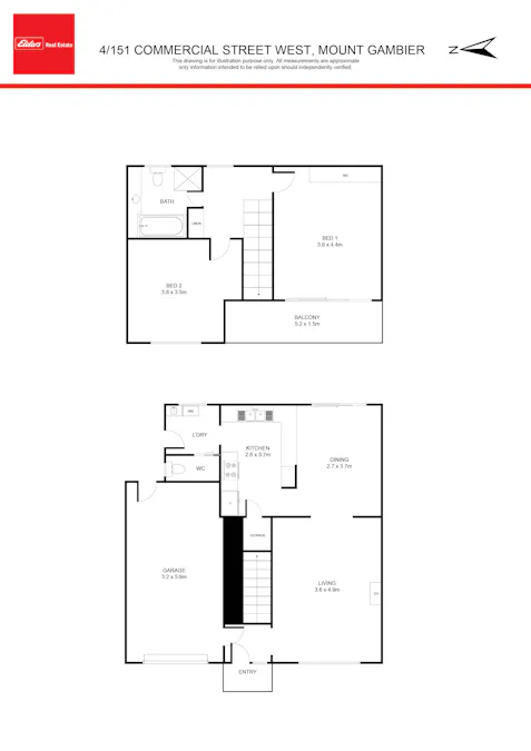 4/151 Commercial Street West, Mount Gambier, SA, 5290 - Floorplan 1