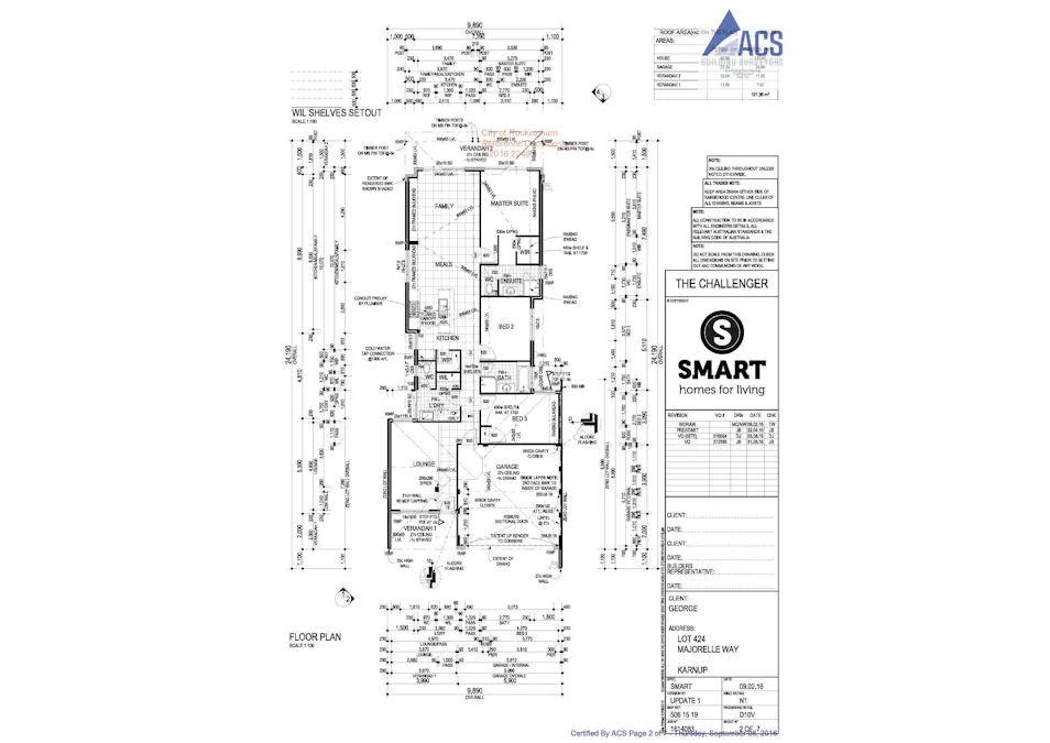 109 Majorelle Way, Karnup, WA, 6176 - Floorplan 1