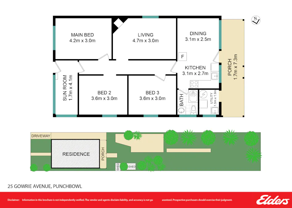 25 Gowrie Avenue, Punchbowl, NSW, 2196 - Floorplan 1