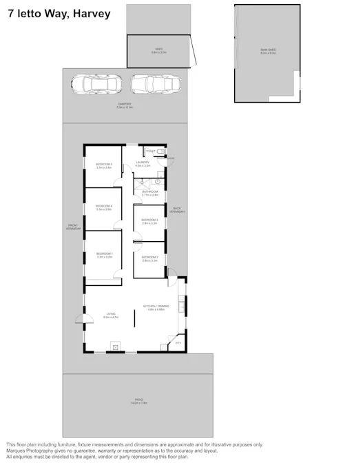 7 Ietto Way, Harvey, WA, 6220 - Floorplan 1