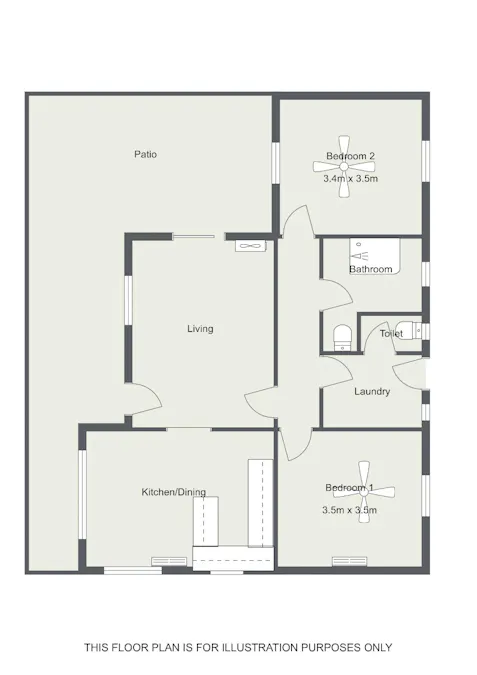136 Elizabeth Street, Edenhope, VIC, 3318 - Floorplan 1