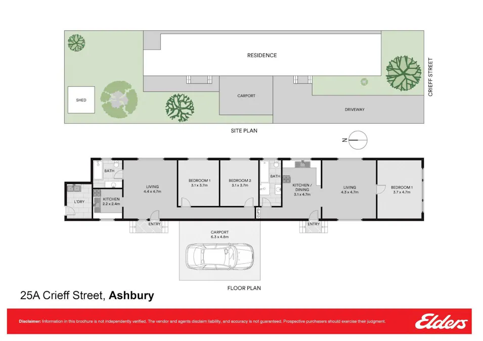 25a Crieff Street, Ashbury, NSW, 2193 - Floorplan 1