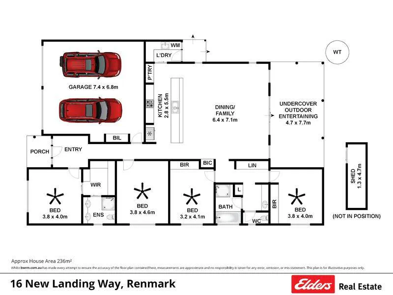 16 New Landing Way, Renmark, SA, 5341 - Floorplan 1