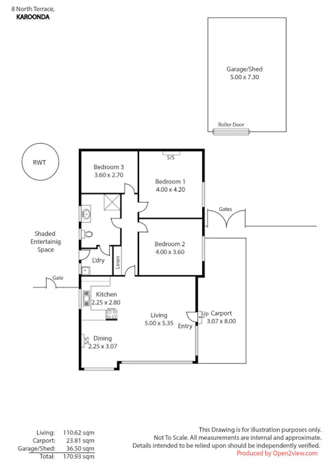 8 North Terrace, Karoonda, SA, 5307 - Floorplan 1