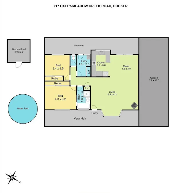 717 Oxley-Meadow Creek Road, Docker, VIC, 3678 - Floorplan 1
