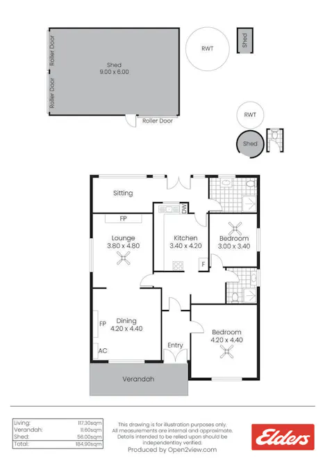 13 Guildford Street, Blyth, SA, 5462 - Floorplan 1