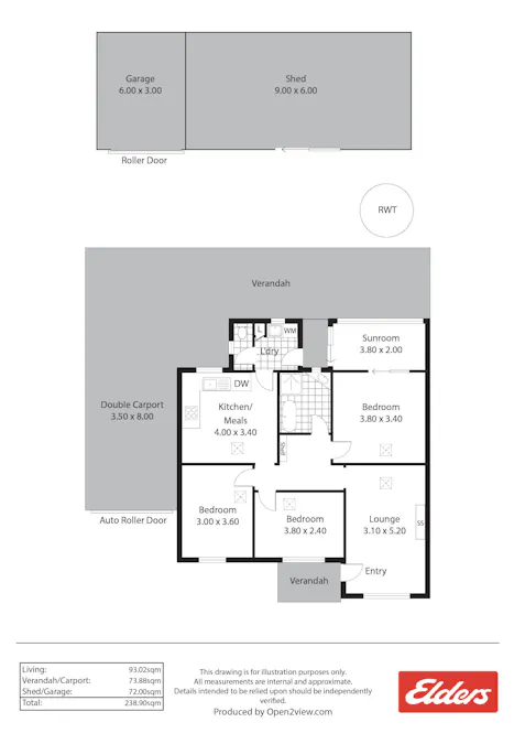 15 Grevillea Street, Whyalla Stuart, SA, 5608 - Floorplan 1