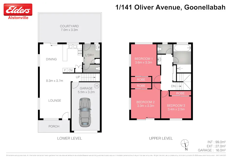1/141 Oliver Avenue, Goonellabah, NSW, 2480 - Floorplan 1