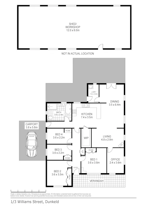 1-3 Williams Street, Dunkeld, VIC, 3294 - Floorplan 1