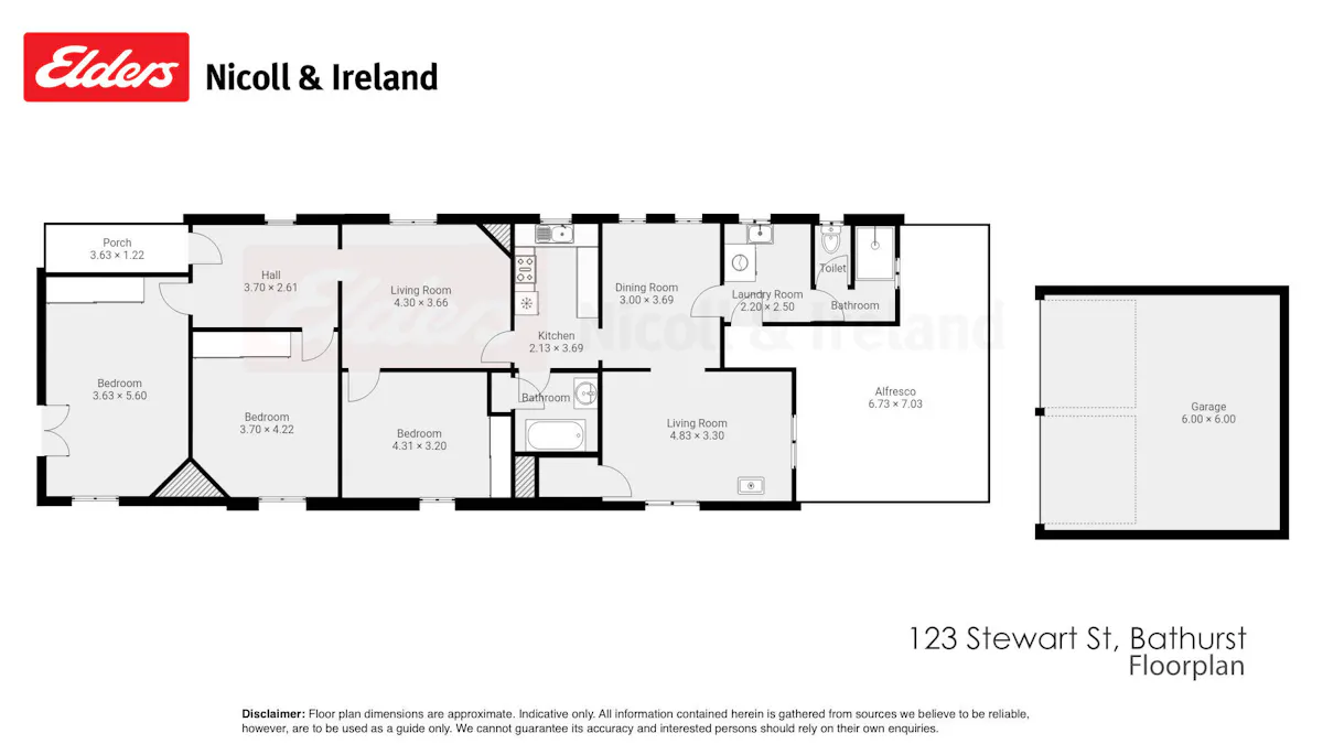 123 Stewart Street, Bathurst, NSW, 2795 - Floorplan 1