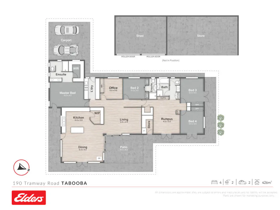 190 Tramway Road, Tabooba, QLD, 4285 - Floorplan 1