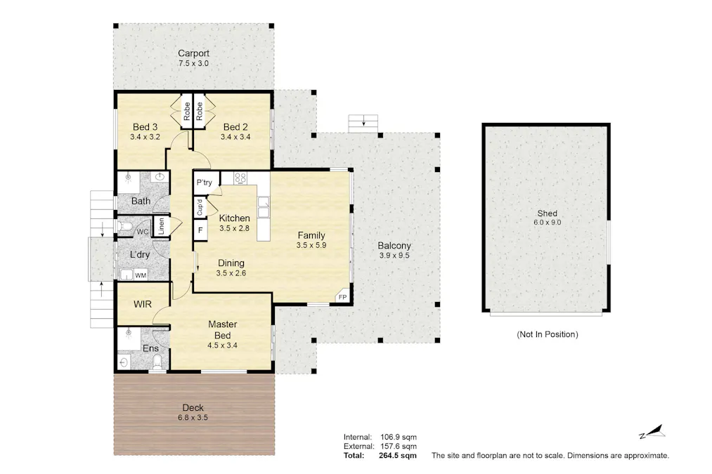 50 Scaevola Road, Coondle, WA, 6566 - Floorplan 1