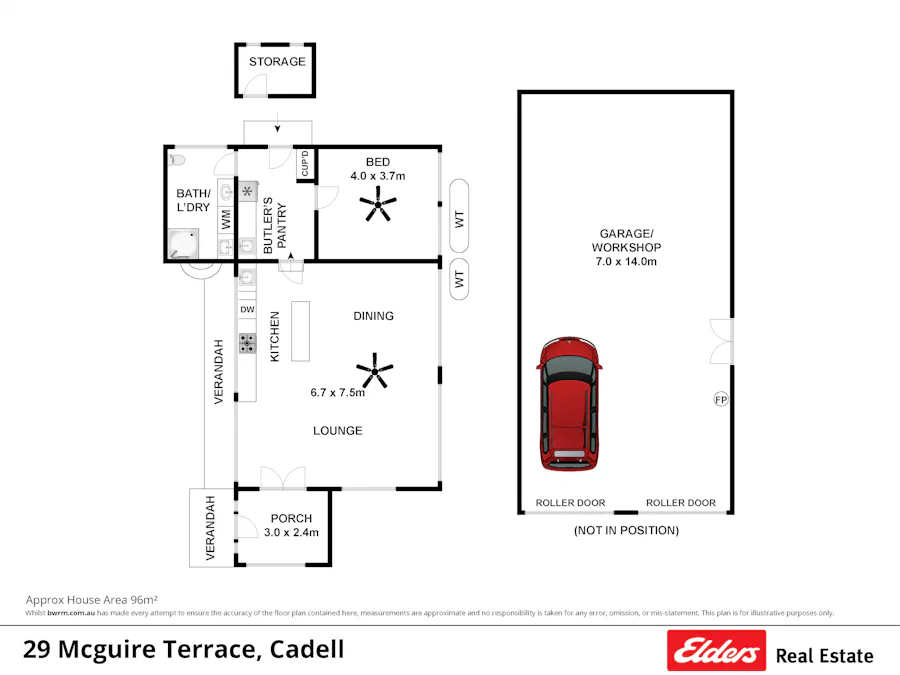 29 McGuire Terrace, Cadell, SA, 5321 - Floorplan 1