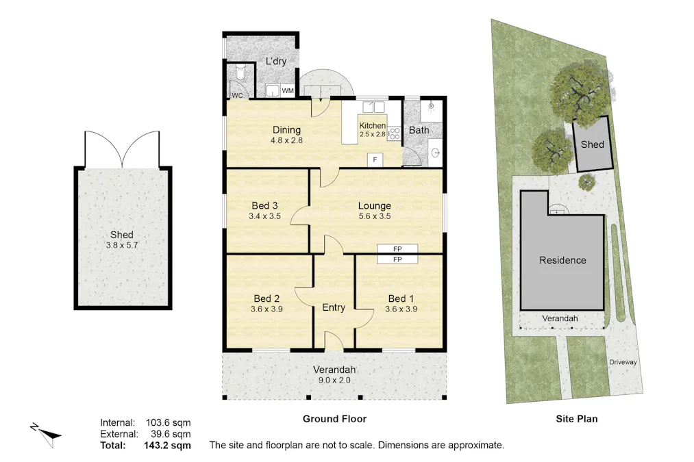 12 Hampton Street, Northam, WA, 6401 - Floorplan 1