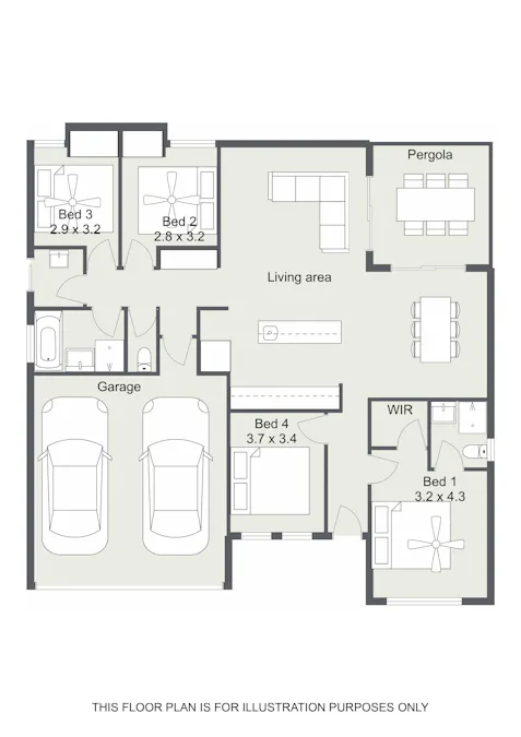 22 Aitchison Avenue, Naracoorte, SA, 5271 - Floorplan 1