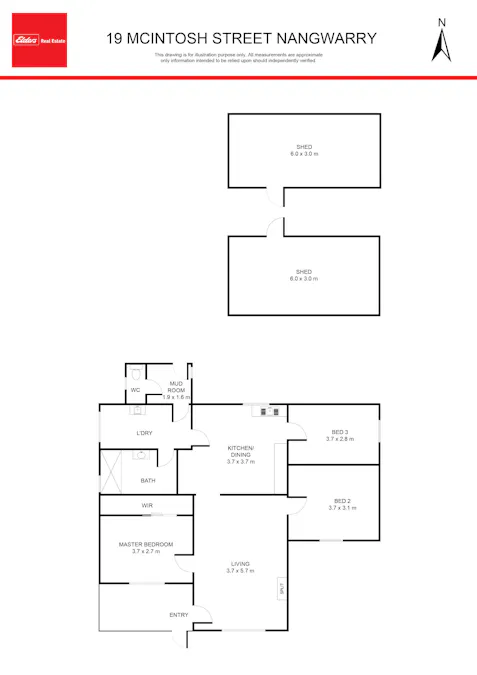 19 Mcintosh Street, Nangwarry, SA, 5277 - Floorplan 1