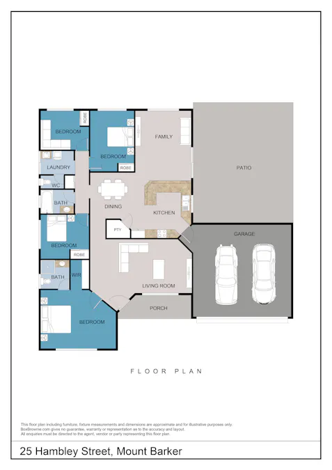 25 Hambley Street, Mount Barker, WA, 6324 - Floorplan 1