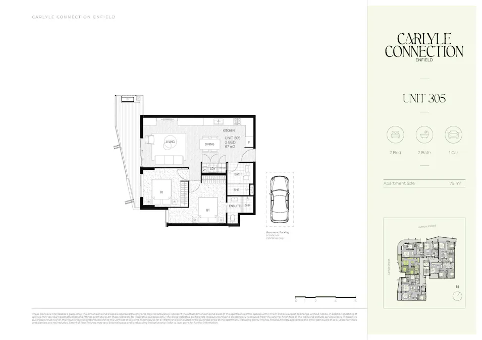 Level 3/305/164-172 Liverpool Road, Enfield, NSW, 2136 - Floorplan 1