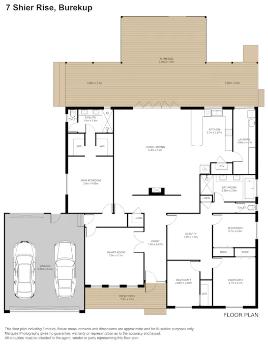 7 Shier Rise, Burekup, WA, 6227 - Floorplan 2