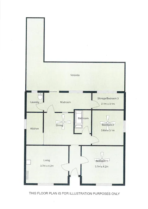 13 Stewart Terrace, Naracoorte, SA, 5271 - Floorplan 1