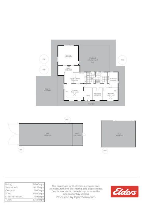 120 GB Sherriff Road, Yorketown, SA, 5576 - Floorplan 1